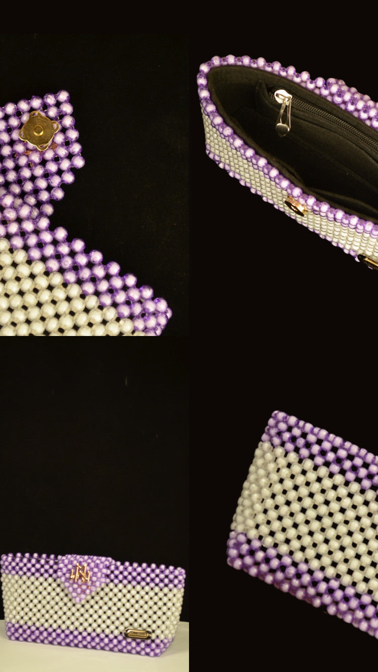 Dual color Pearl bag