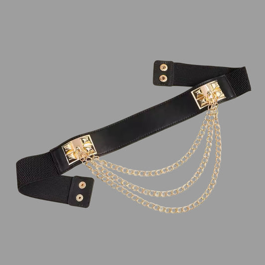 Chic Chain Wrape Stretchable Belt