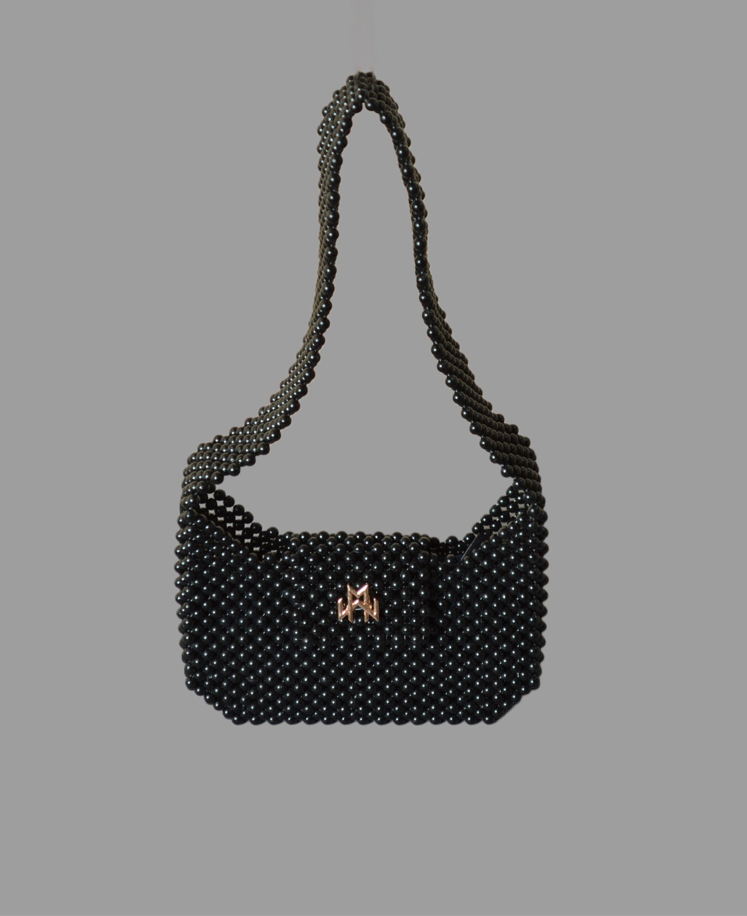 Black Pearl beads bag