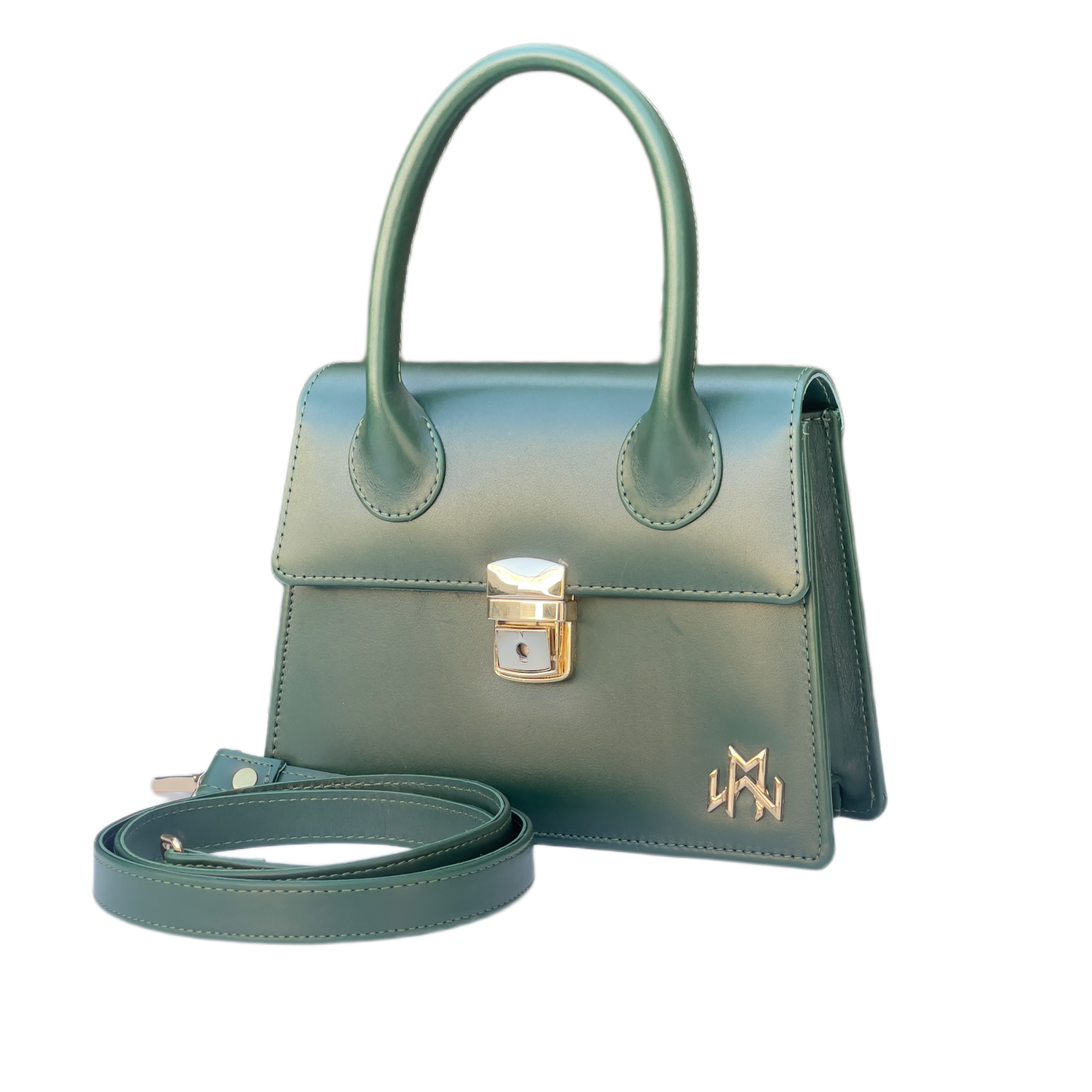 WM Baguette Leather Bag