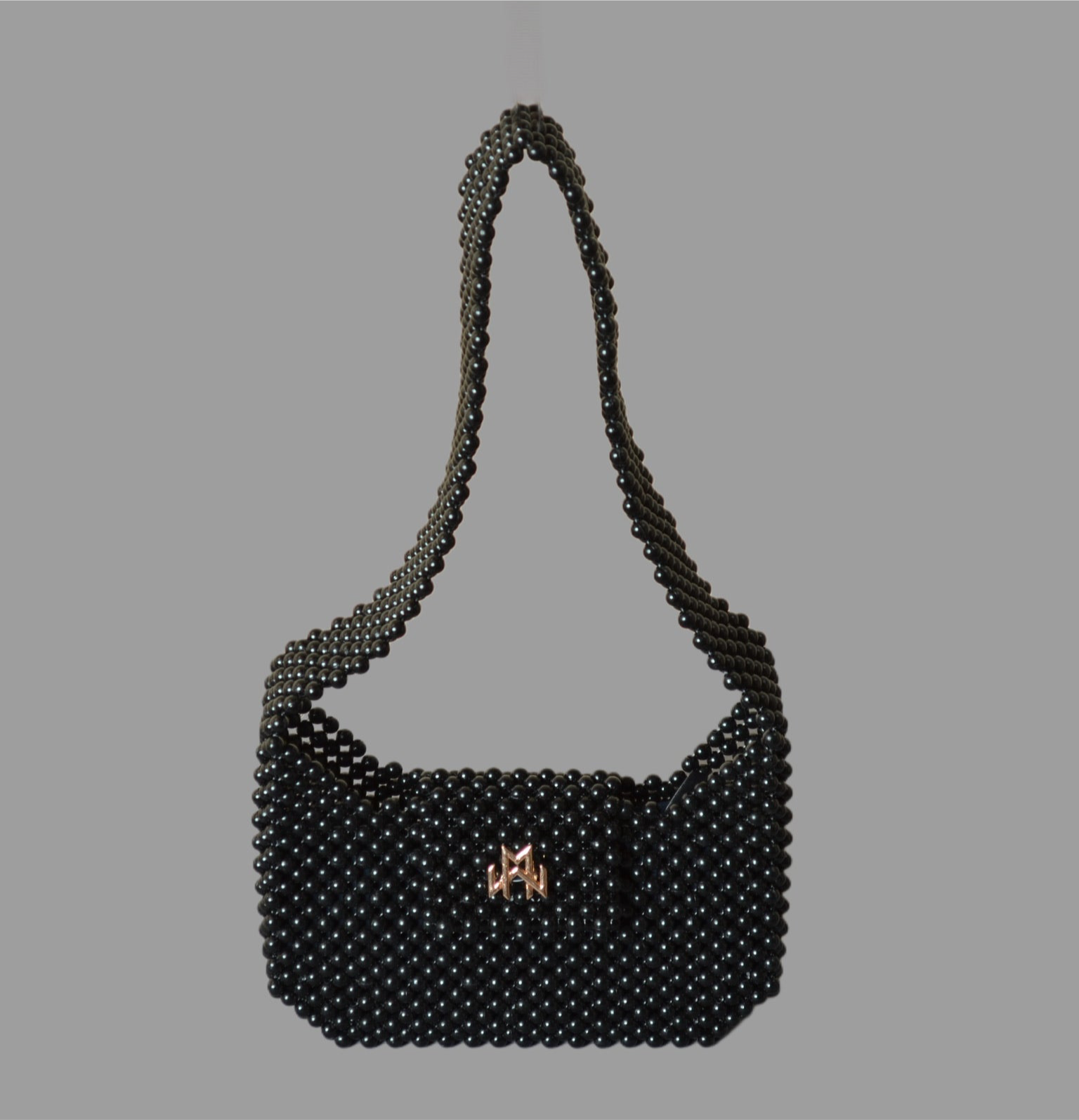 Black Pearl beads bag