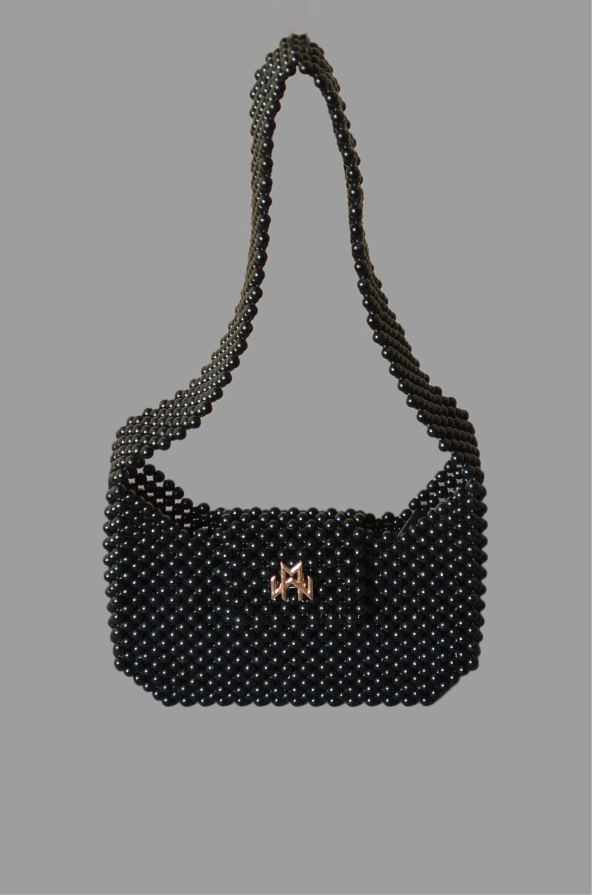 Black Pearl beads bag