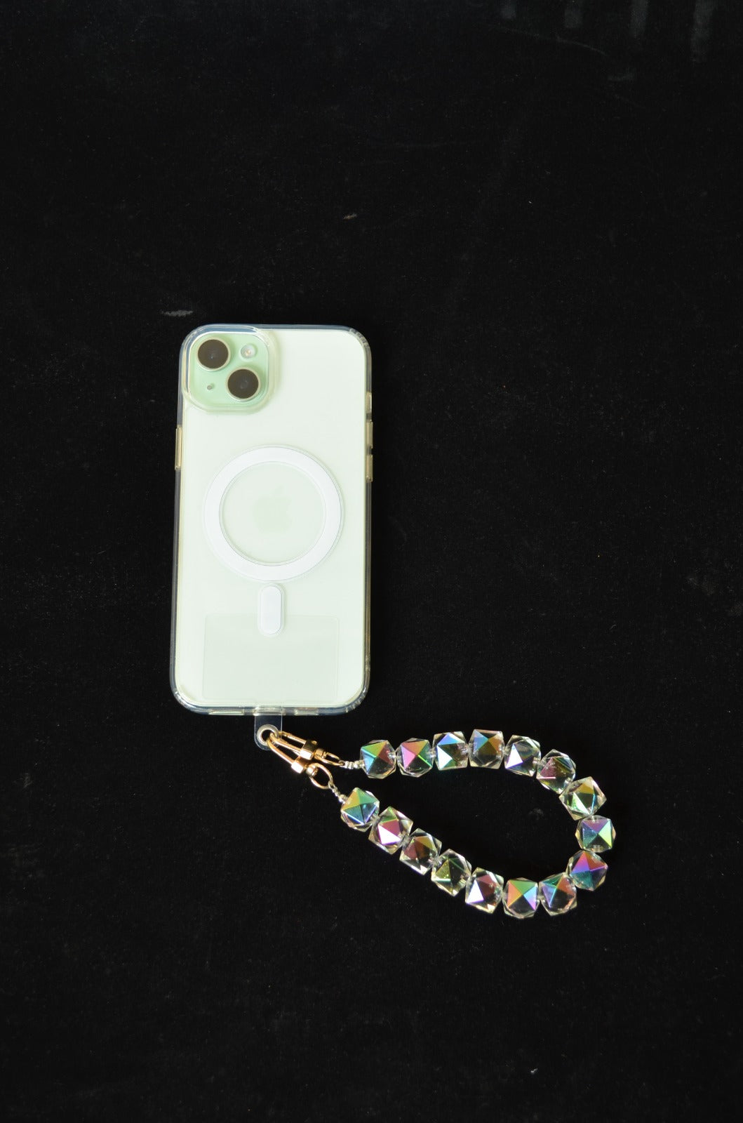 DIY Bracelet Crystal Shining Mobile Phone Lanyard Bead Handheld Chain