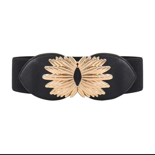 Wide elastic belt