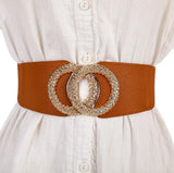 Wide elastic belt