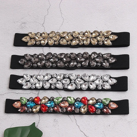 Wide elastic belt