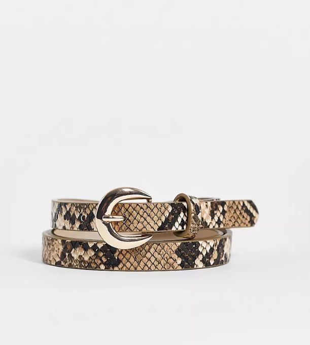 Malta Printed Stylish Leather Belt
