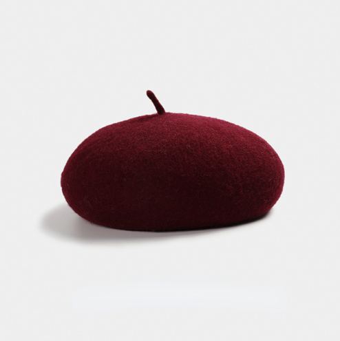 Wool Thick Beret Cap