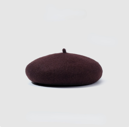 Wool Thick Beret Cap