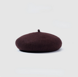 Wool Thick Beret Cap