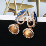 Silver  oxidised kashmiri Jhumka