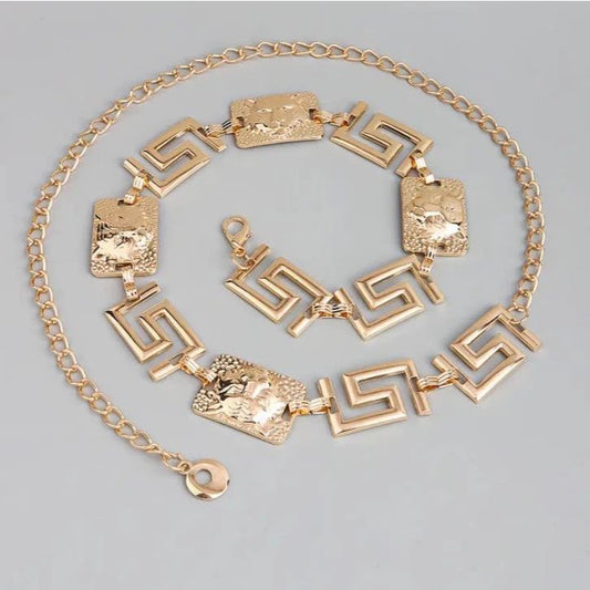 Lion chain belt