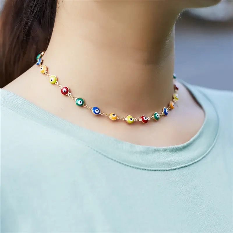 Beads Evil Eye Necklace