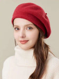 Wool Thick Beret Cap