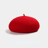 Wool Thick Beret Cap