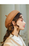 Wool Thick Beret Cap