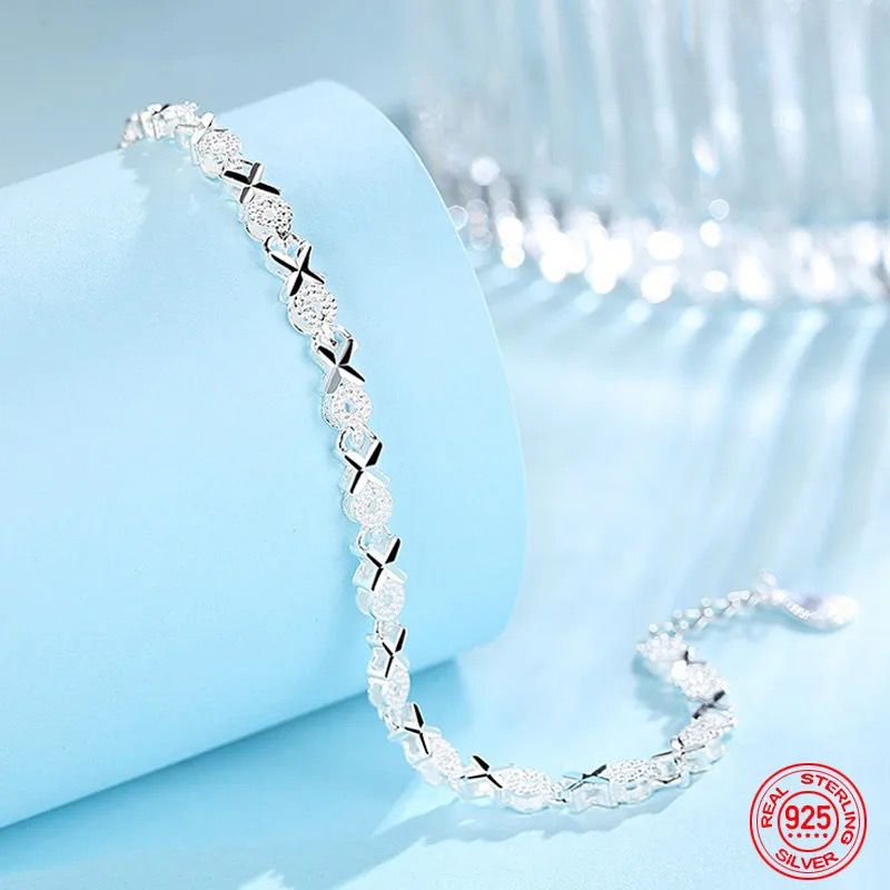 925 Sterling Silver Bracelet Chain