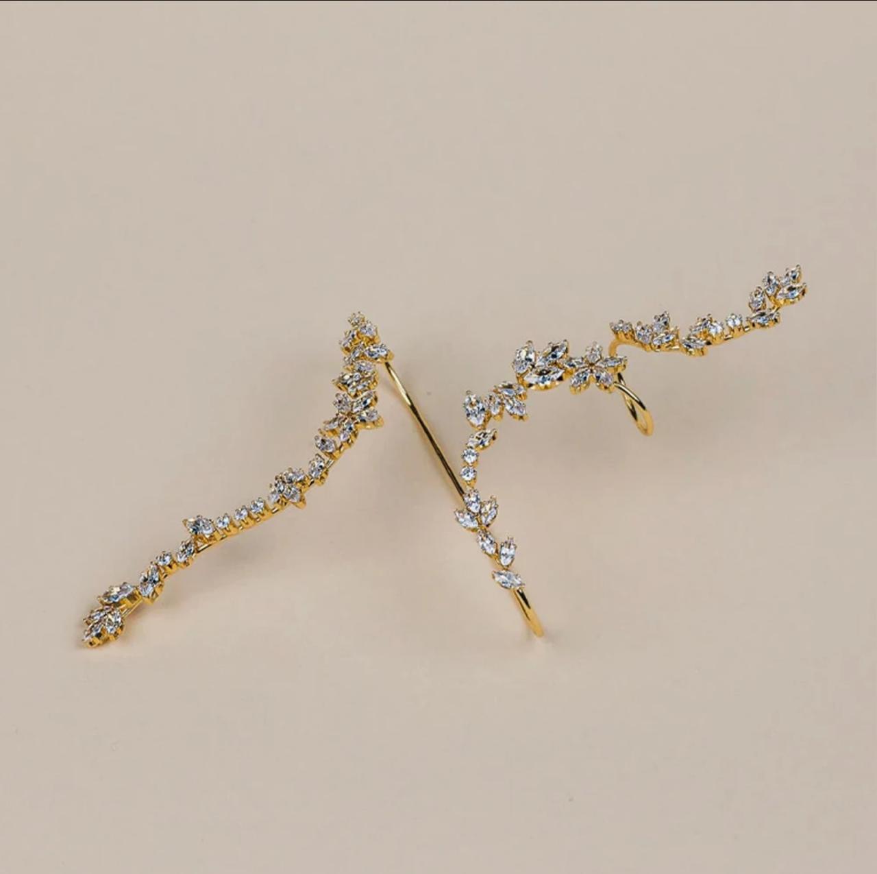 Zircon Palm  Ring Bracelet