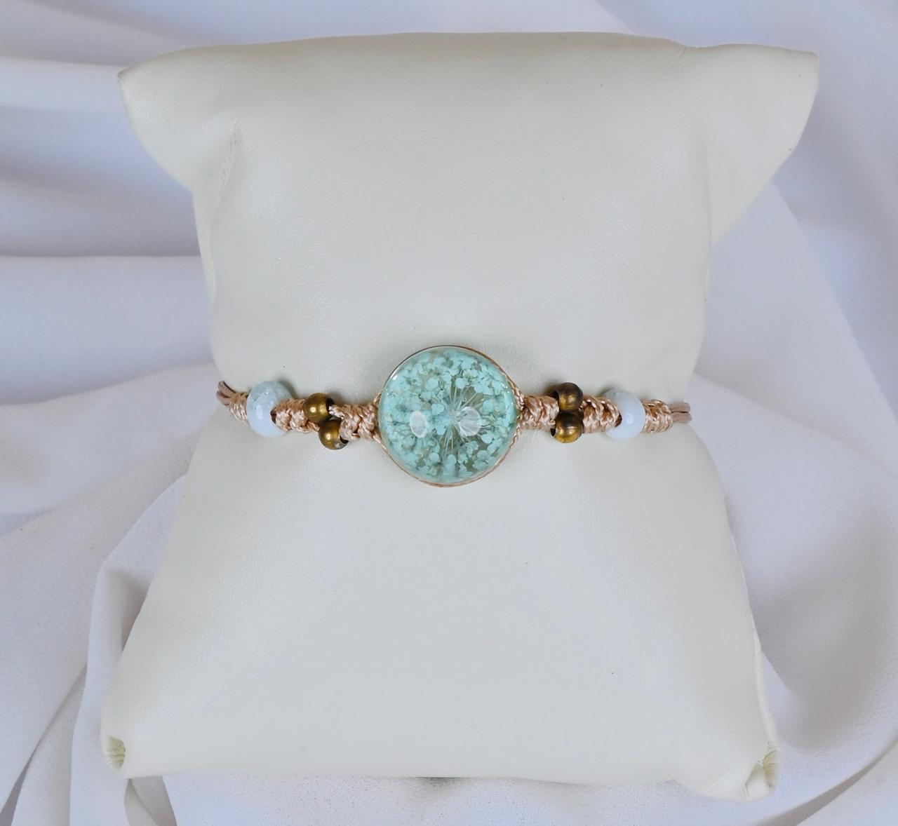 Bluish Crystal Bracelete