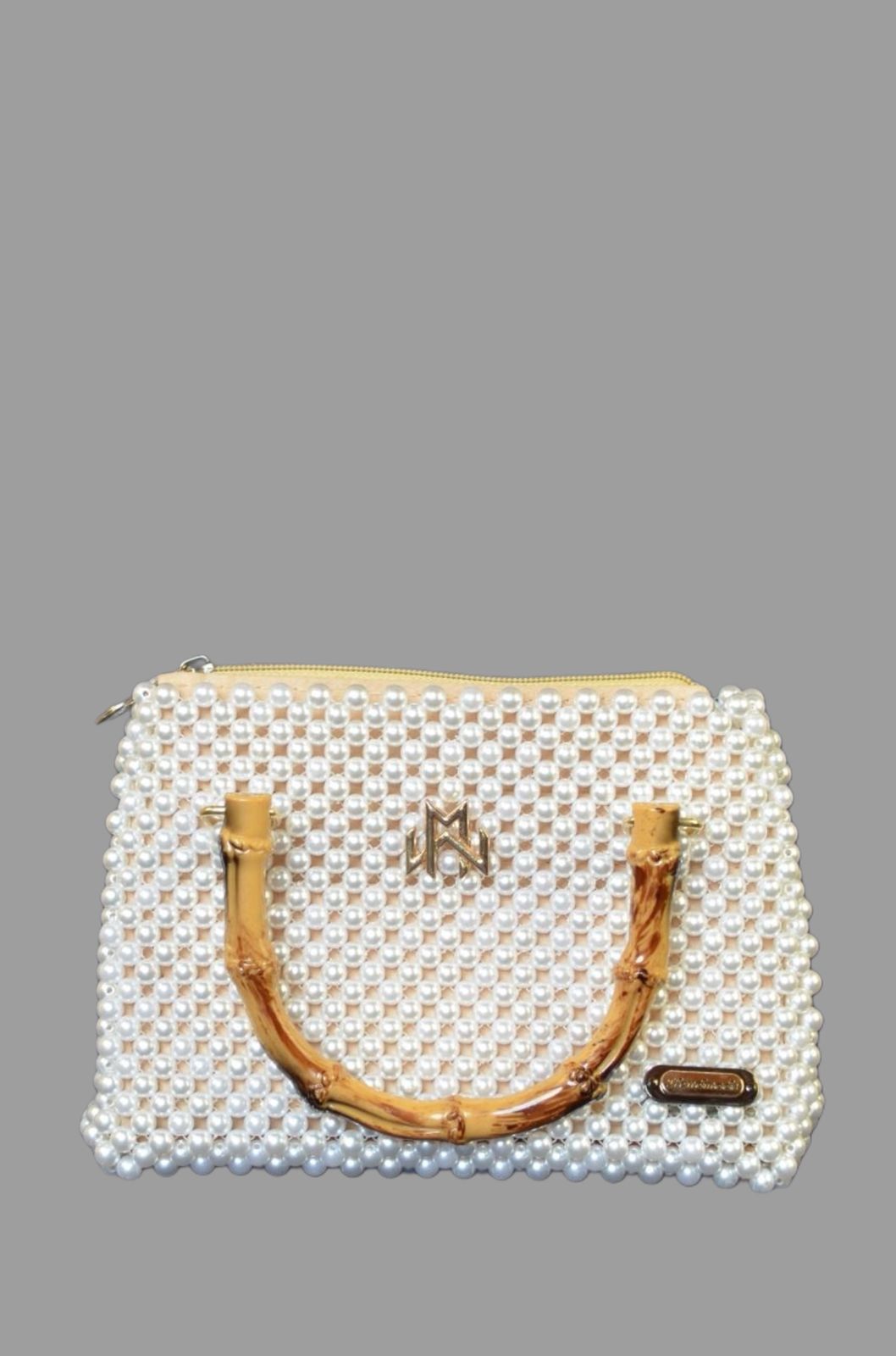 Pearl Bag with wooden handle
