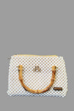 Pearl Bag with wooden handle