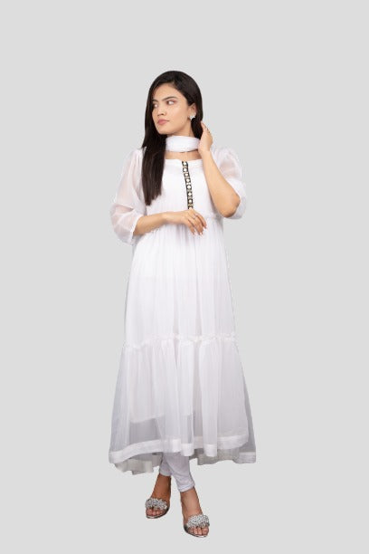 Long Sleeve Airline( White color)