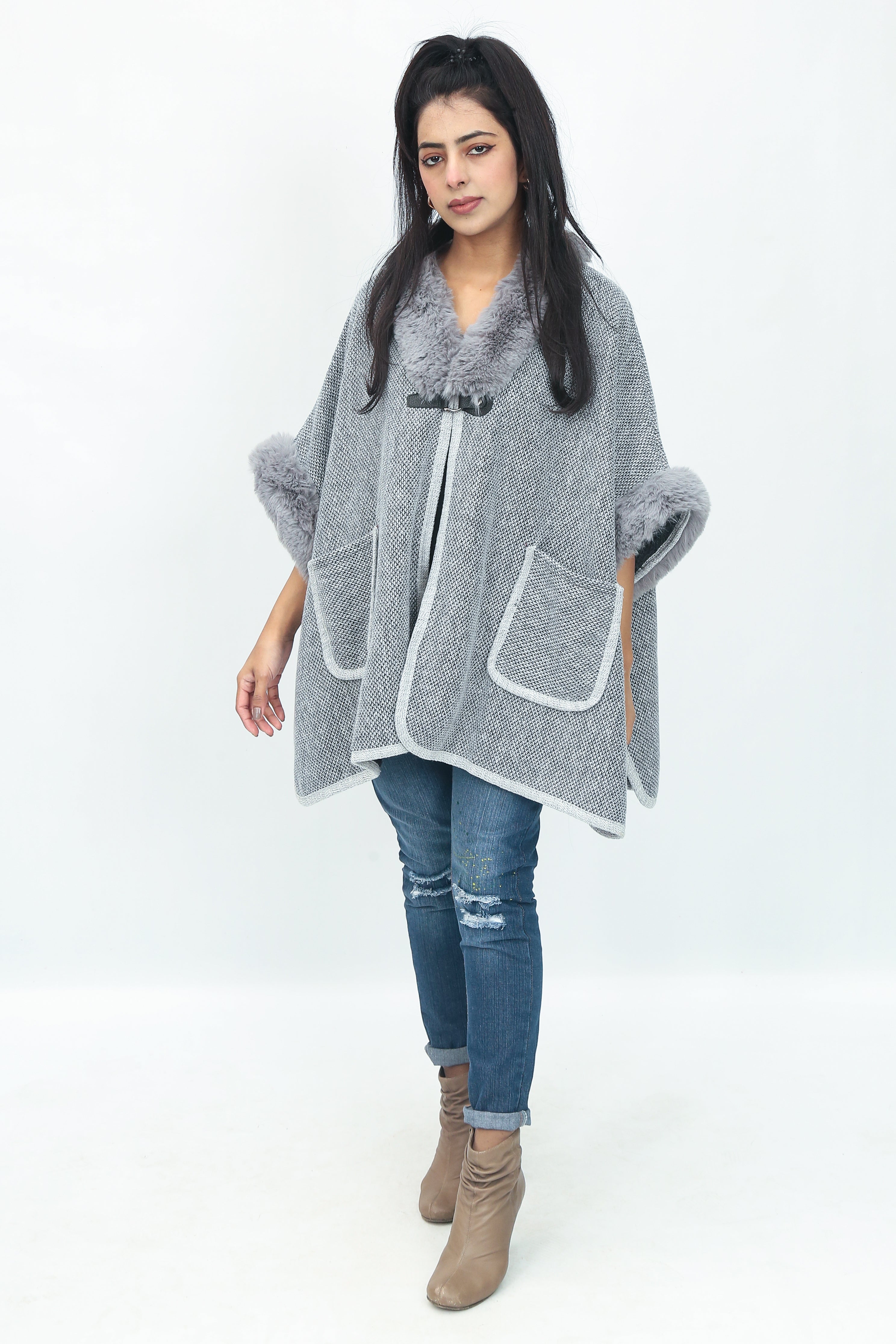Fur Cape Shawl