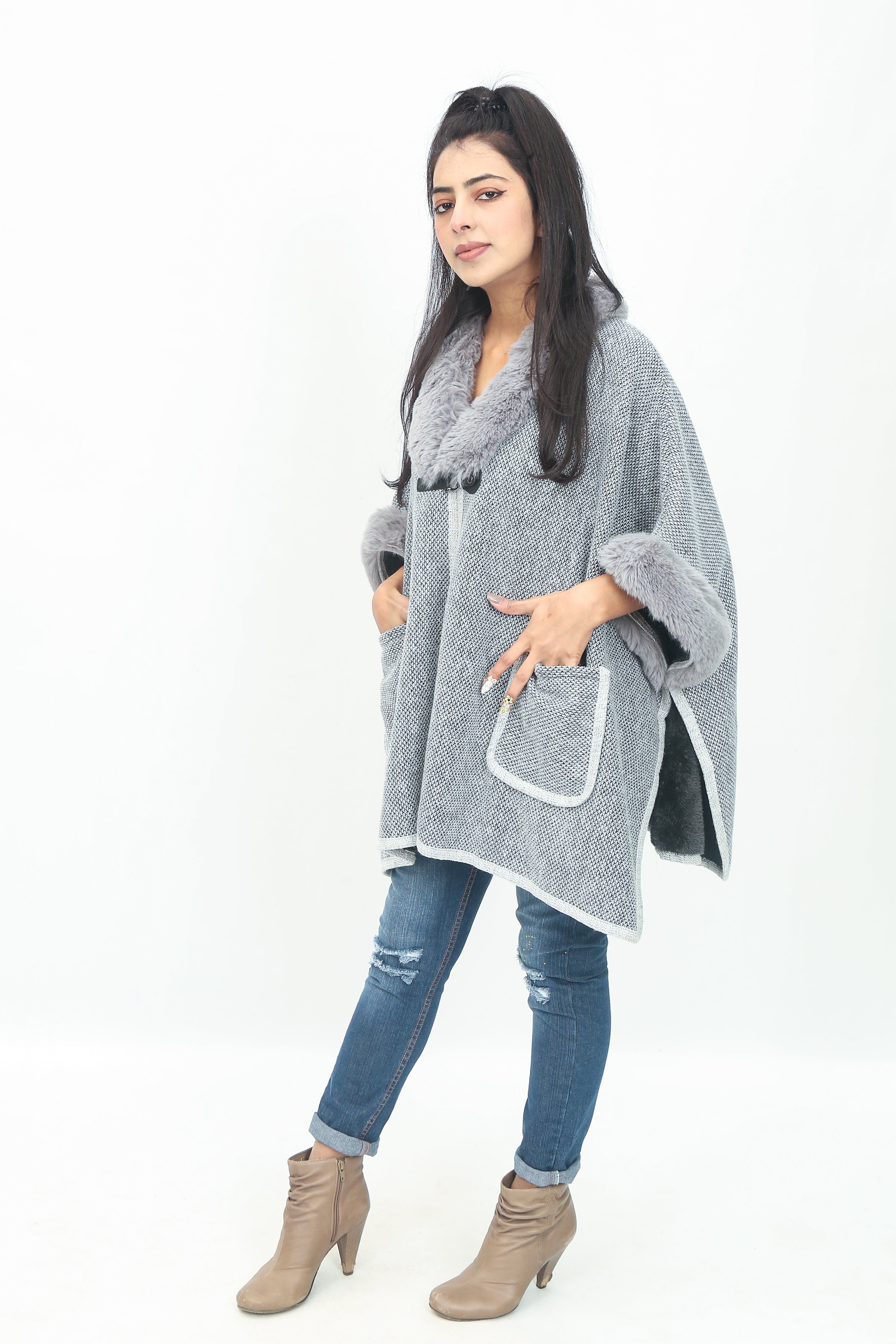 Fur Cape Shawl
