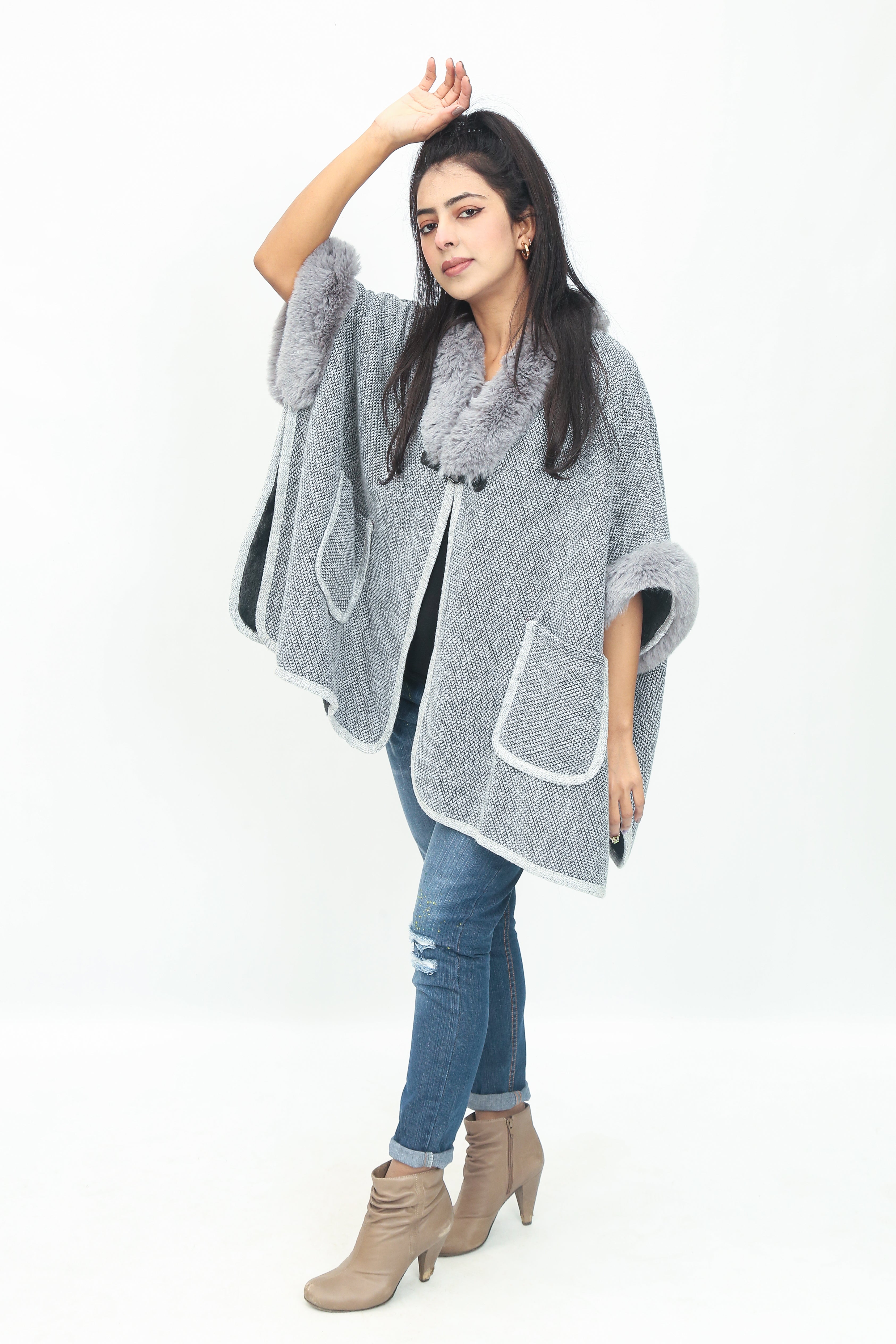 Fur Cape Shawl