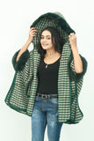 Hooded Fur Cape Shawl
