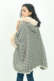 Hooded Fur Cape Shawl