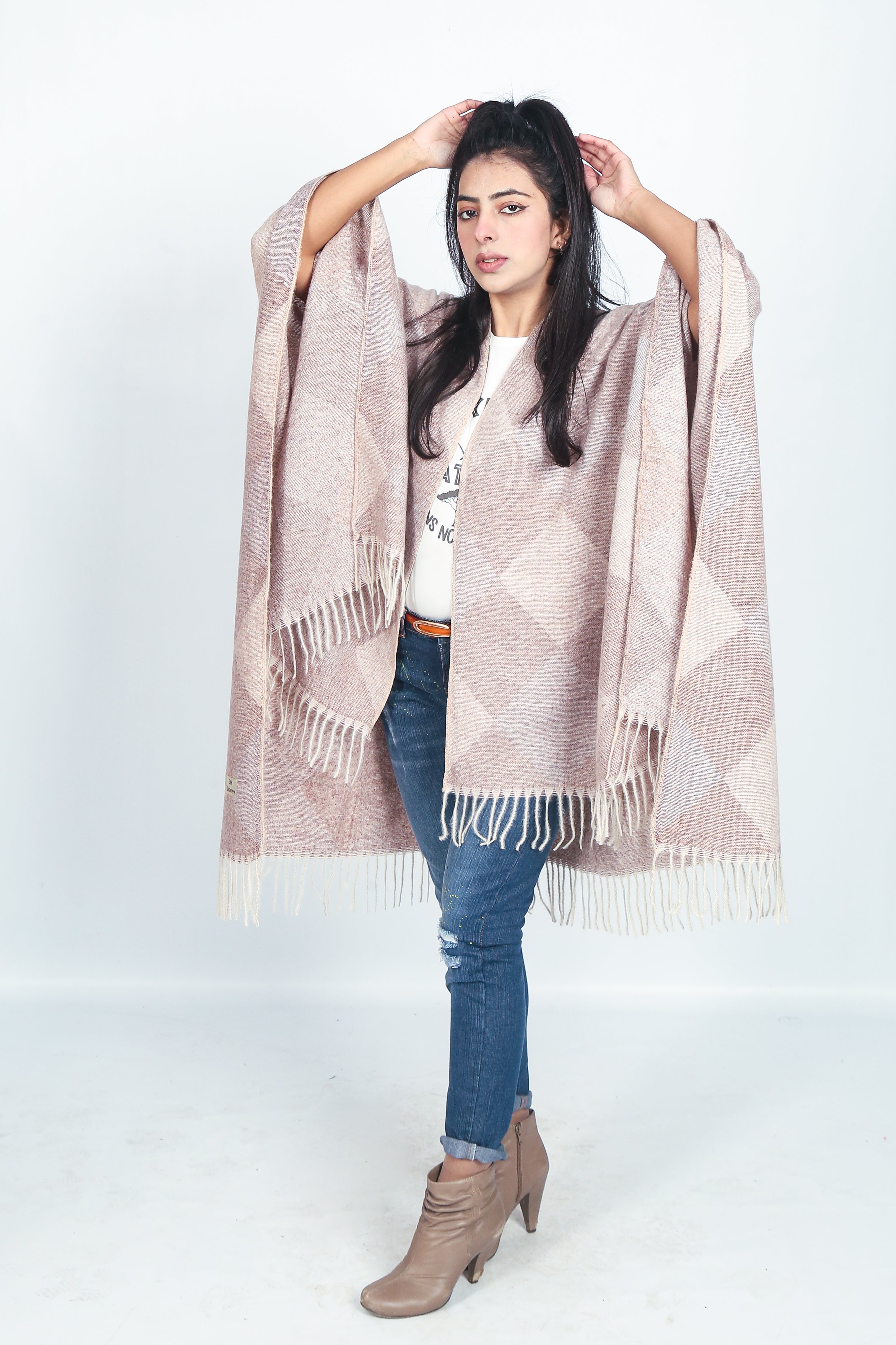 Classic soft woollen Cape Shawl