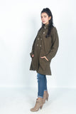 Olive Green Long Jacket