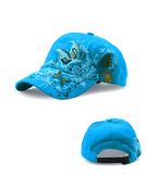 Butterflies Flower Embroidery Cap Girl