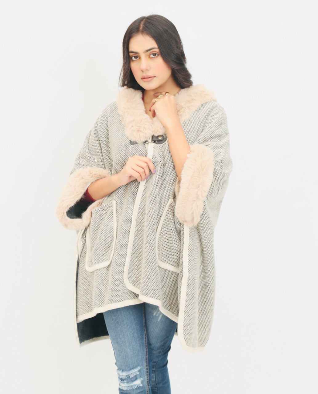 Fur Cape Shawl