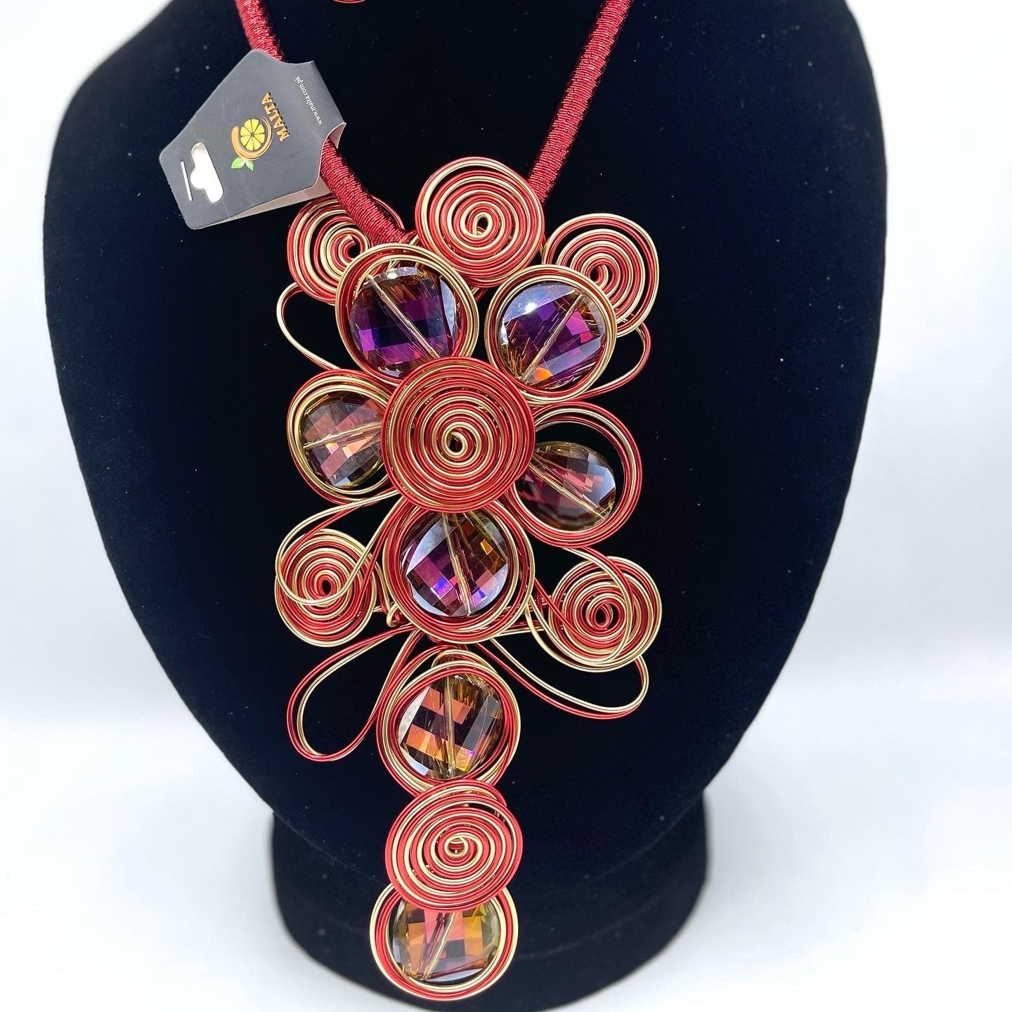 Handmade Africann  Necklace For Women Gold Thick Lace Chain Choker