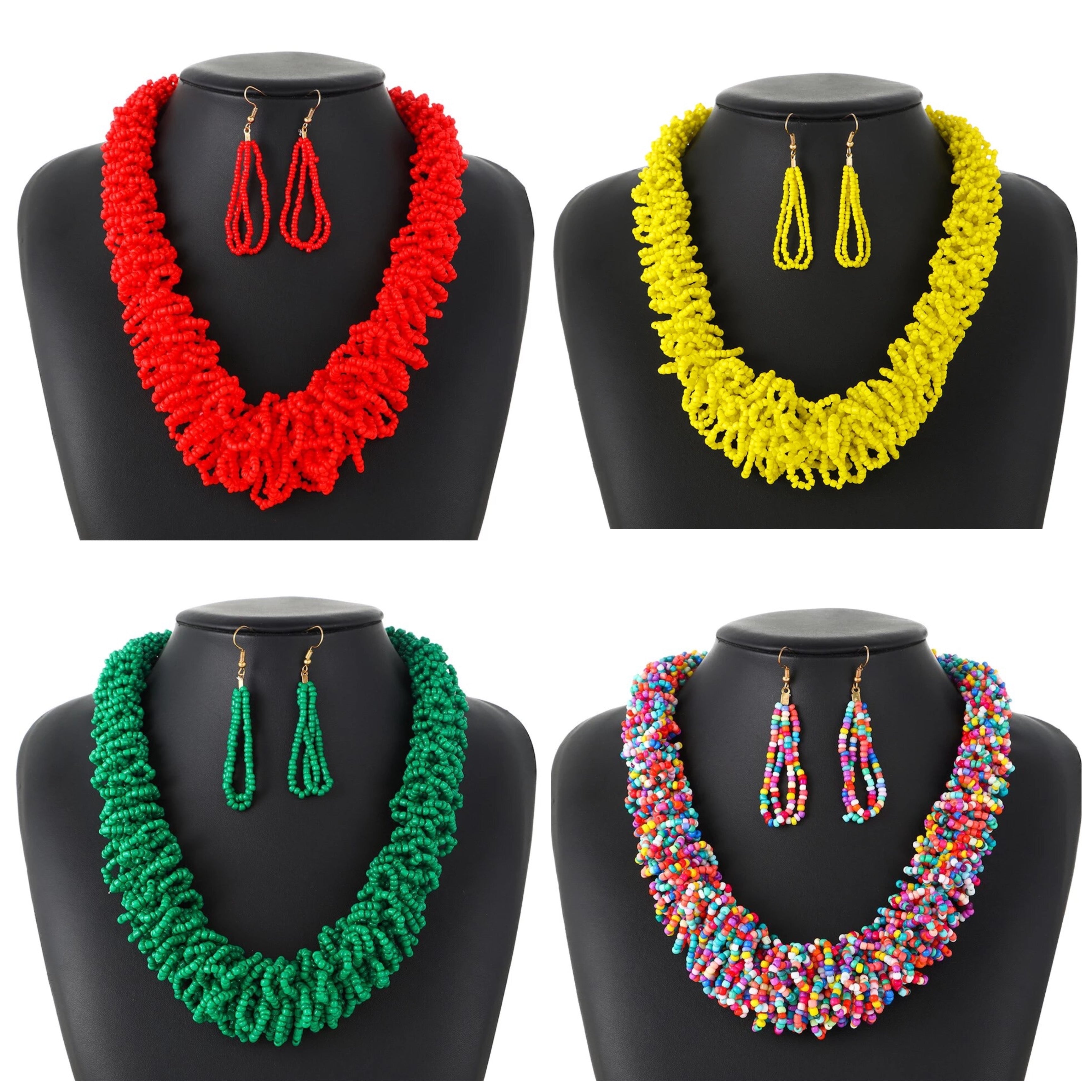 Hand Made beads Necklace set