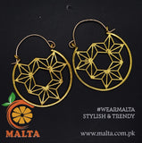 Golden Orbellan Earings