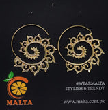 Golden Orbellan Earings