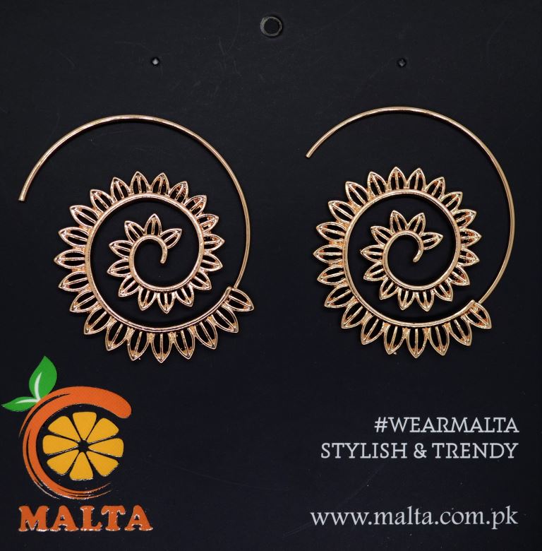 Golden Orbellan Earings