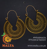 Golden Orbellan Earings