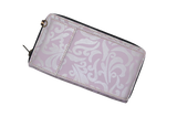 Skin Floweral Design Clutch With Mobile Pouch