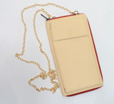 Skin Clutch With Mobile Pouch