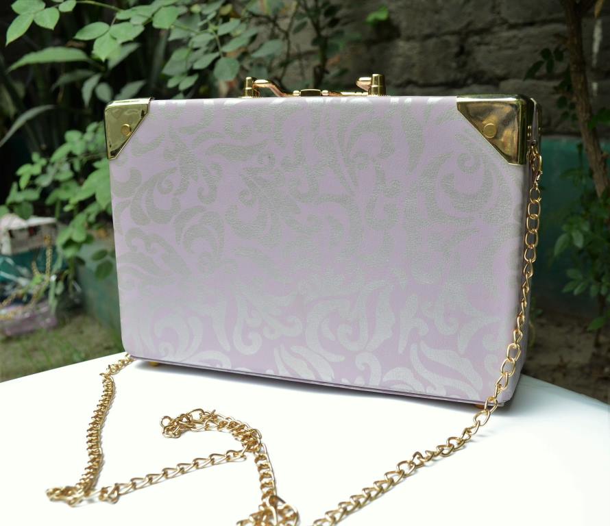 Purple Shade Box Bag