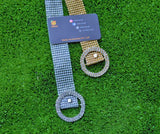 Malta New Design Rhinstone Belt With Beautifull Rhinestone crystal O Shape Buckle-(05-05-00-04)