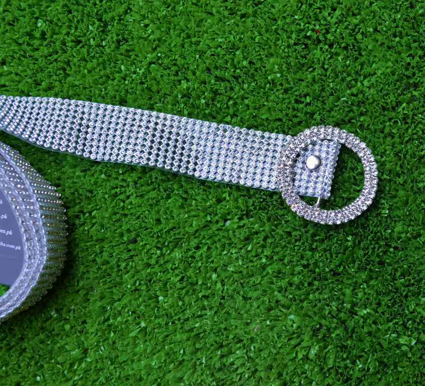 Malta New Design Rhinstone Belt With Beautifull Rhinestone crystal O Shape Buckle-(05-05-00-04)