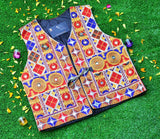 Malta Traditional Embroidery Koti With Multi Colors