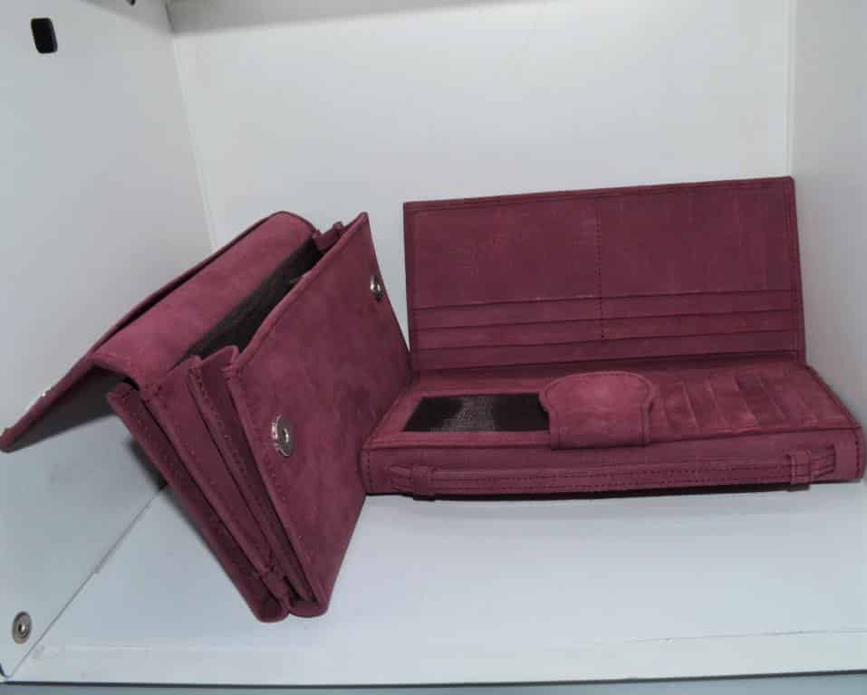 Pure Leather Handling Clutch