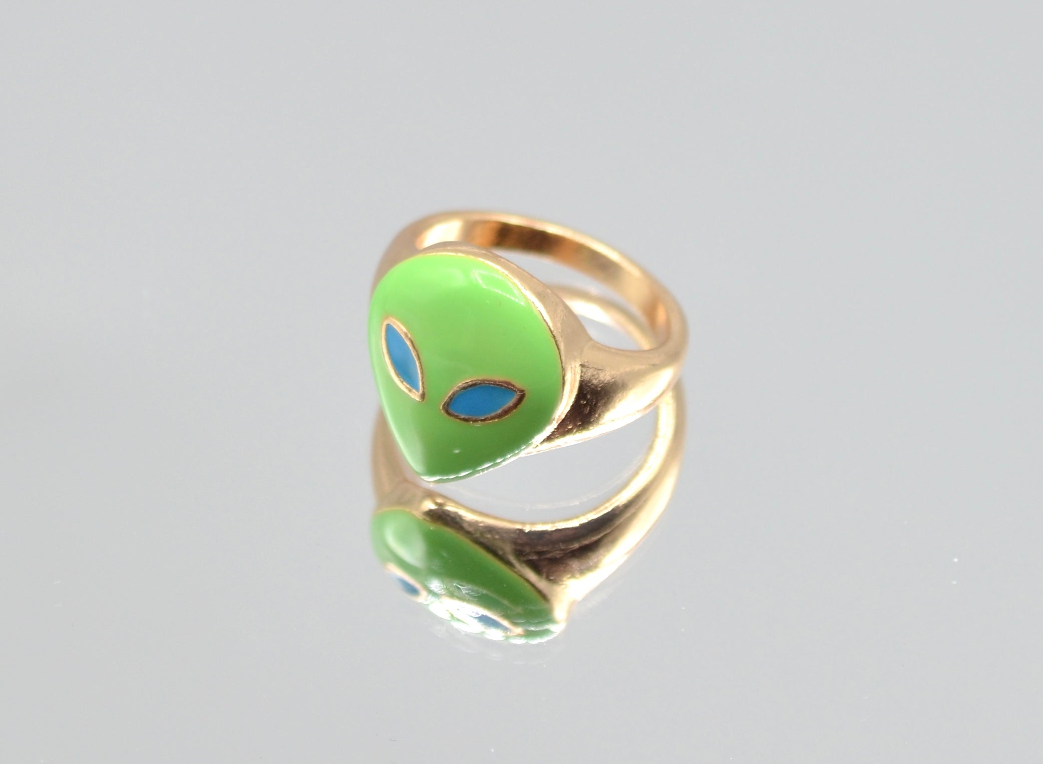 Blue Eye Enamel Ring