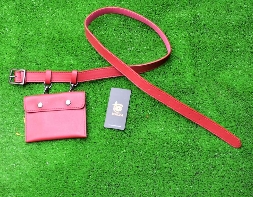 Removable Belt Tassel Waist Pouch